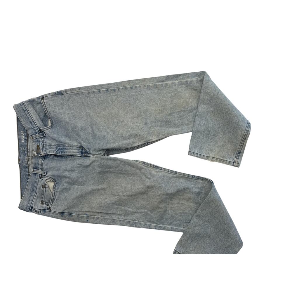 George Men's Regular Light Wash Jeans 30x30 Cotton (148_C1)